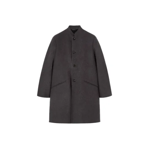 Loro Piana Темно-серый Мужской Пальто