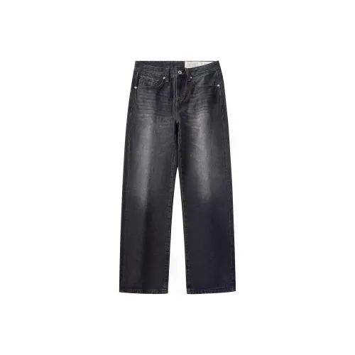 J.F.U Черные Мужские Джинсы