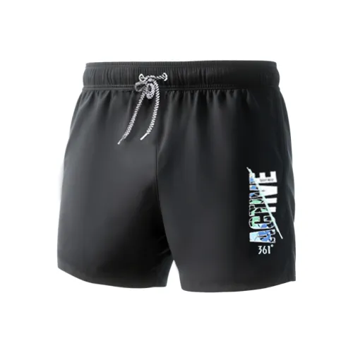 361° Черные унисекс спортивные шорты