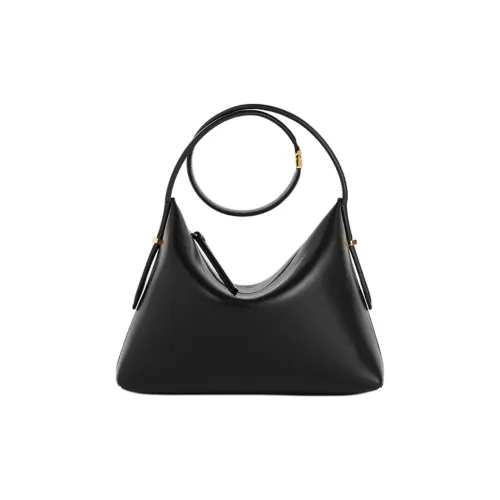 TOTEME Сумка из коровьей кожи женская черная