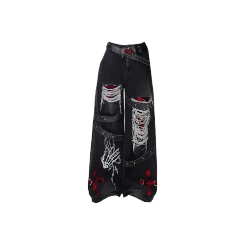 SKYA Черные Женские Джинсы