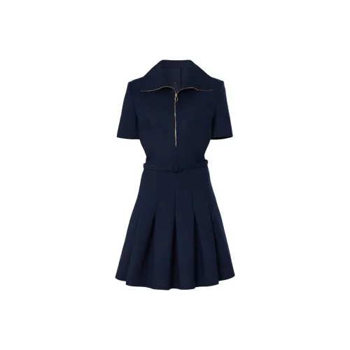 Leather Cat Короткий рукав платье женское