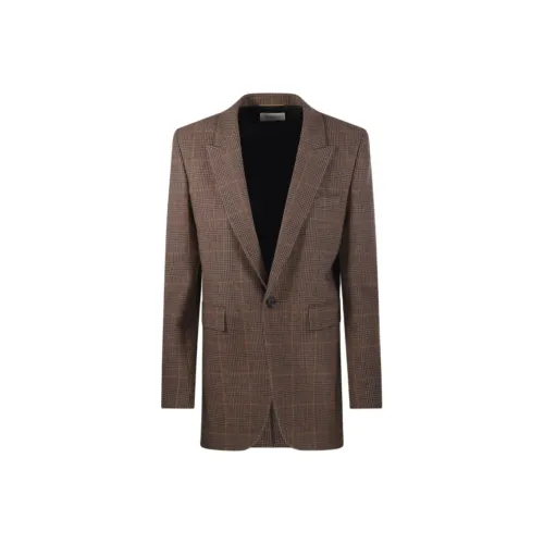 SAINT LAURENT FW25 Бизнес-костюм Пальто Женское