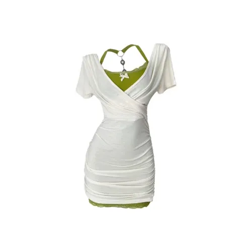 TIBINB Зеленый Женские Комплекты с юбкой