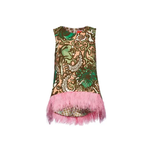 La DOUBLEJ. Зеленые Женские Майки