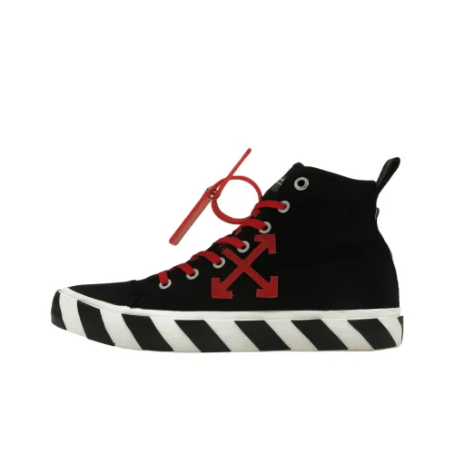 OFF Белый Высокий Топ Стильный Скейтбординг Мужской Черный