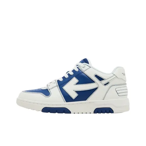 Off Белый Out Of Office Низкий Топ Скейтборд Кроссовки Мужские Синие