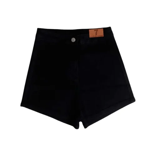7 SEVFUN Черные Женские Джинсовые Шорты