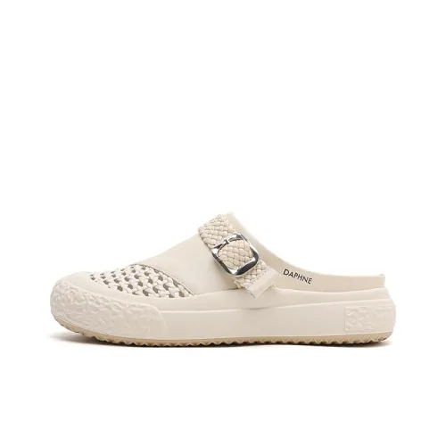 DAPHNE Резиновая подошва тихие устойчивые к запахам устойчивые к истиранию домашние тапочки для женщин цвет экрю