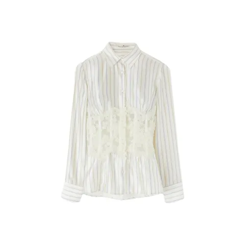 ERMANNO SCERVINO Бежевые Женские Рубашки