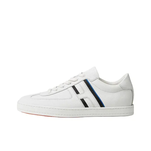 HERMES Boomerang Low Топ Скейтборд Кроссовки Мужские Белые