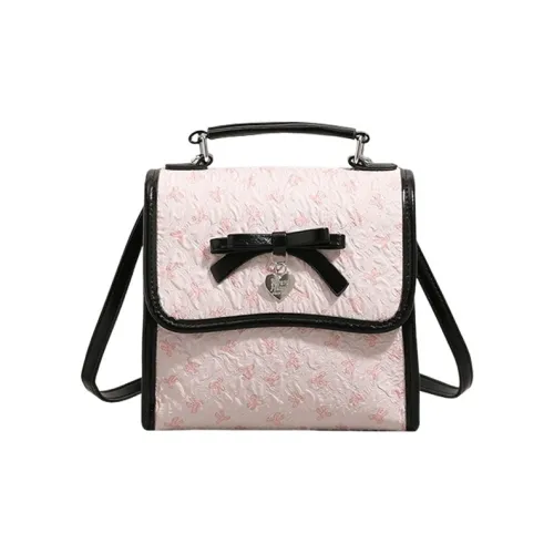 JANE KLAIN Рюкзак из синтетической кожи женский персиково-розовый масло-белый туманно-черный