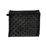 Сердце Марля Макияж Сумка-Прозрачный Черный Трубки-1 Упаковка
