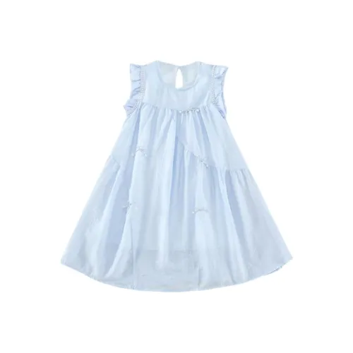 PROTECTCAMEL Светло-синий Платья для дошкольников