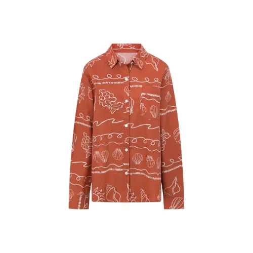 SABO SKIRT Красный Женские Рубашки