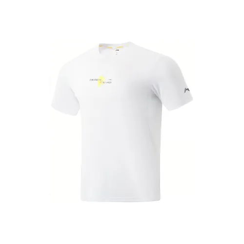 LINING Running Collection Стандартный Белый Мужской Т-Рубашки