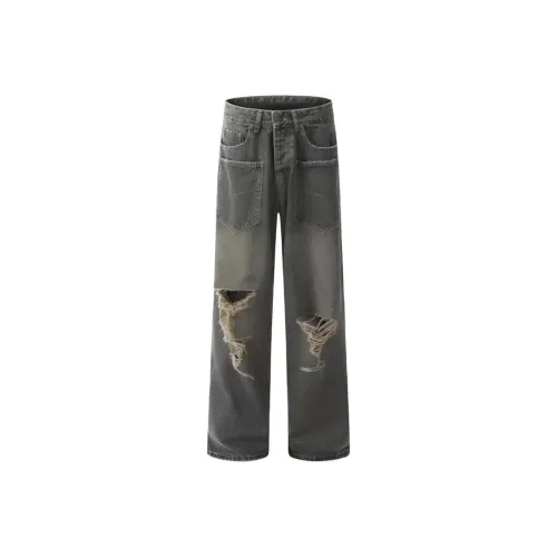 DANCANG Серые Женские Джинсы