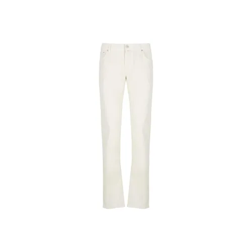 JACOB COHEN Белые Мужские Повседневные Штаны