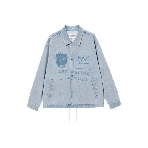 JACK&JONES JACK JONES/Jack Jones x Basquiat C40 Светлый Деним Мужская Куртка