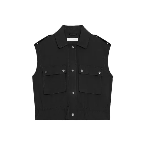 ZARA Черные Женские Майки