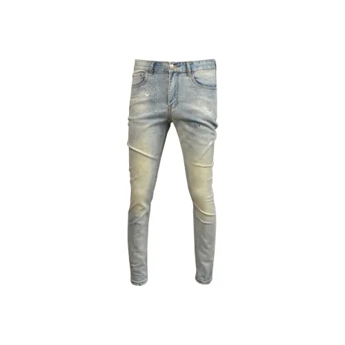 OGQG Light Blue Men's Jeans OGQG Светло-голубые мужские джинсы