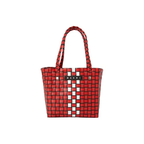 MARNI Полипропиленовая корзина-сумка для детей красная