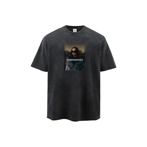 FOR FEAR THAT Короткие рукавы T-рубашки Унисекс