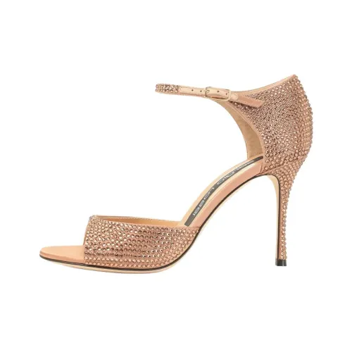 SERGIO ROSSI Godiva One Sandals Strap Women's Light Brown 7,5cm