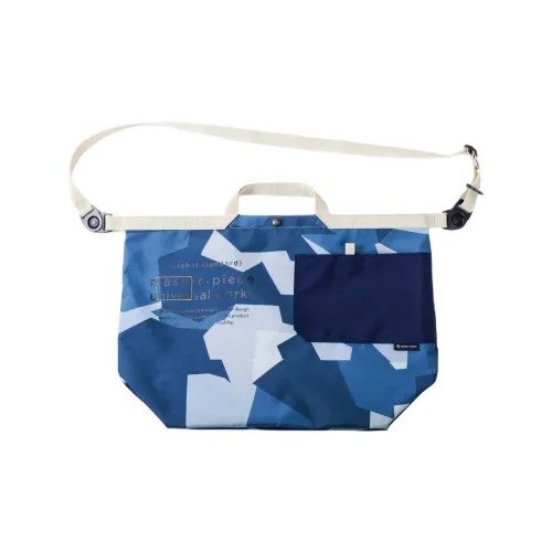 Universal Works Холст Тоут Сумка Сумка для покупок Сумка Большая Унисекс Синяя