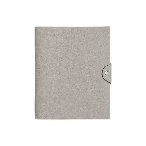 HERMES Ulysse Коровья кожа Togo Защитный чехол Женские 8L Бетон Бетонно-серый