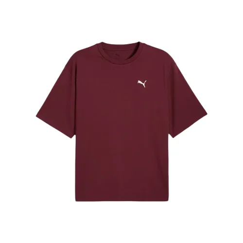 PUMA Essentials Сливовый Мужской T-Рубашки