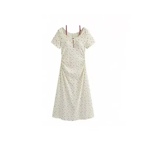 MIMOSA CHUR Короткий рукав Платье Женское