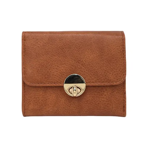 Youe Shone ПУ (полиуретан) Кошелек Женские Коричневый Красный Черный