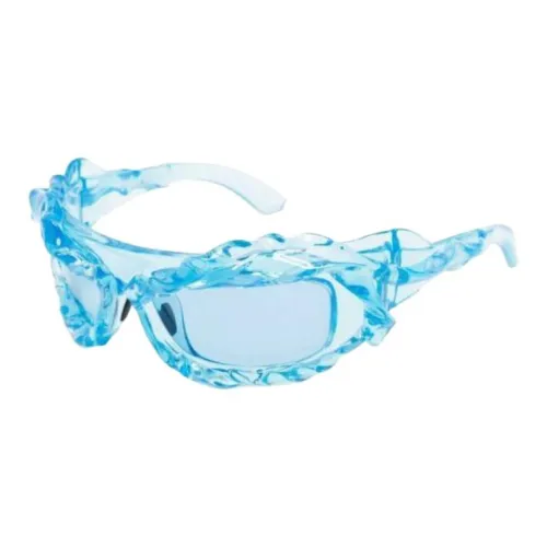 Ottolinger Ацетат Нерегулярная форма Солнцезащитные очки Женские Синий