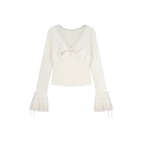 KYKW Белые Женские T-рубашки