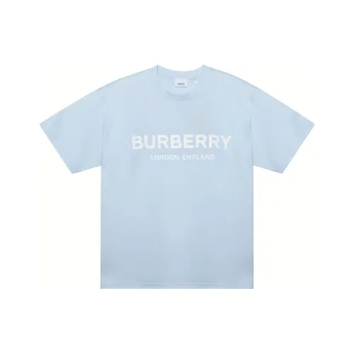 Burberry T-рубашка женская небесно-голубая