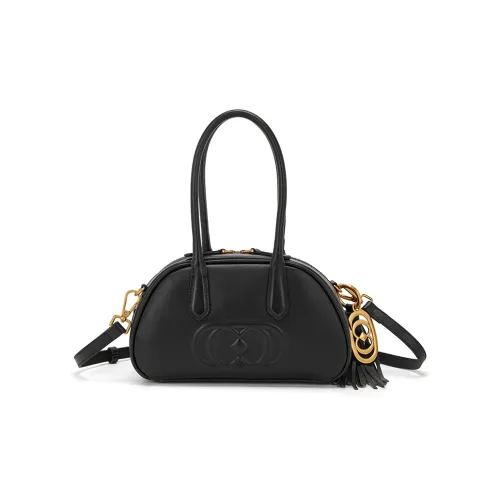 La Carrie Коровья кожа Сумка Стандартная Женская Черная