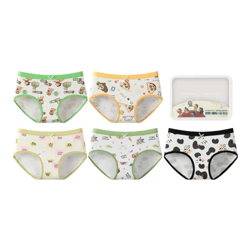 Gongdie x LABIXIAOXIN LIANMINGKUAN Женское нижнее белье 5 штук набор в подарочной коробке