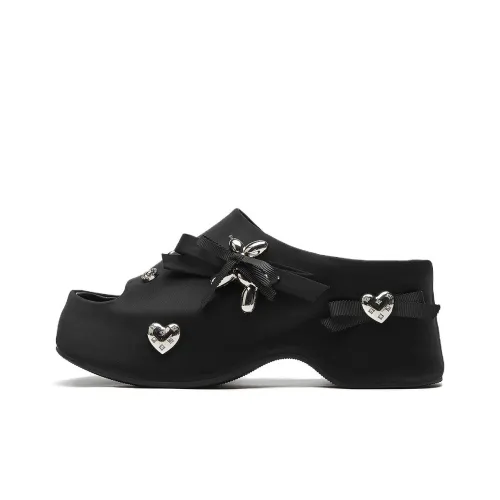 MILLIE'S Резина Quiet Slippers Женские Черные