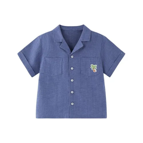 YeeHoO Мультяшные Джинсовые Рубашки для Малышей Лето Infant и Toddler