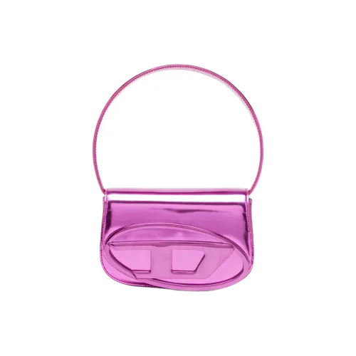 DIESEL Коровья кожа Сумка Сумка через плечо Стандартная Женская Ярко-розовая