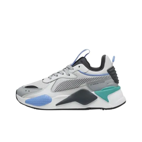 PUMA 180 Low Топ Kids Lifestyle Shoes Серый Черный Синий Подростки