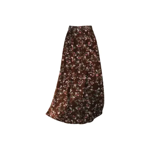 Ning Cai Yuer Повседневный Длинный Юбка Женские