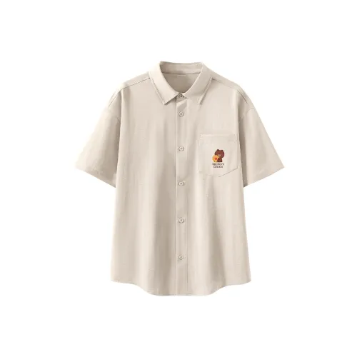 LINE FRIENDS Бурый Медведь Рубашка Унисекс