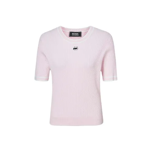 Karl Lagerfeld FW25 Рукав с оборванным плечом T-рубашка Женская