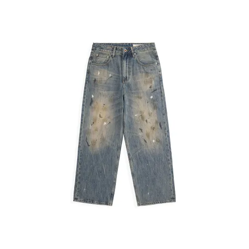 Go it alone Грязно-синий Унисекс Джинсы