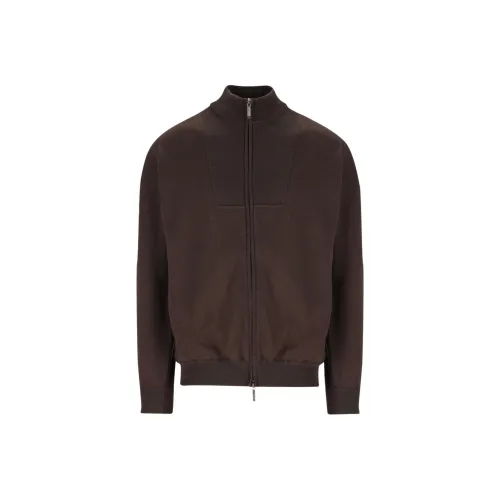 Loro Piana Темно-коричневые мужские куртки