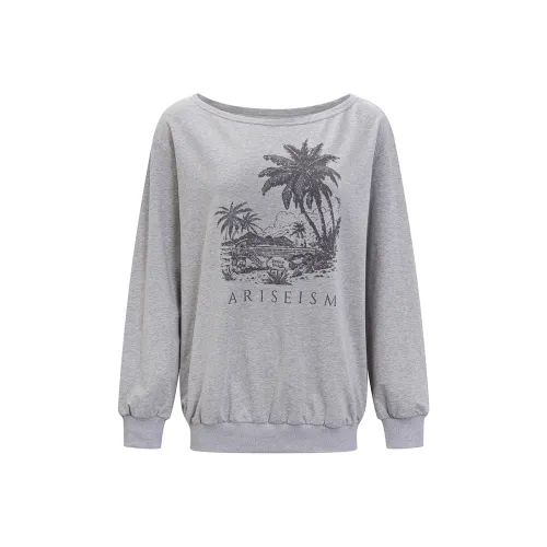 Ariseism Женский Свитшот Фотиния Серого Цвета