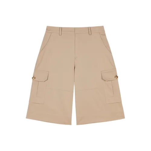 Maje Бежево-желтые Женские Шорты карго