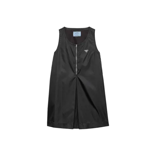 PRADA Fw25 Без рукавов Платье Облегающее Женское